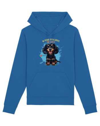 NU TREBUIE SA FIU CUMINTE, SUNT SIMPATIC - Dachsund / Teckel Royal Blue