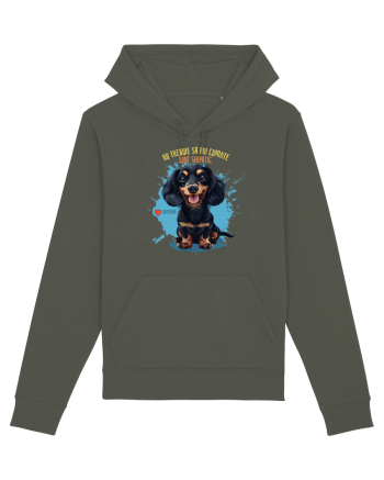 NU TREBUIE SA FIU CUMINTE, SUNT SIMPATIC - Dachsund / Teckel Khaki