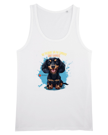NU TREBUIE SA FIU CUMINTE, SUNT SIMPATIC - Dachsund / Teckel White