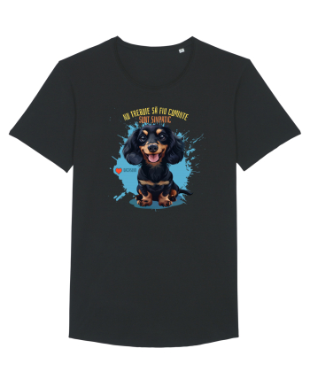 NU TREBUIE SA FIU CUMINTE, SUNT SIMPATIC - Dachsund / Teckel Black