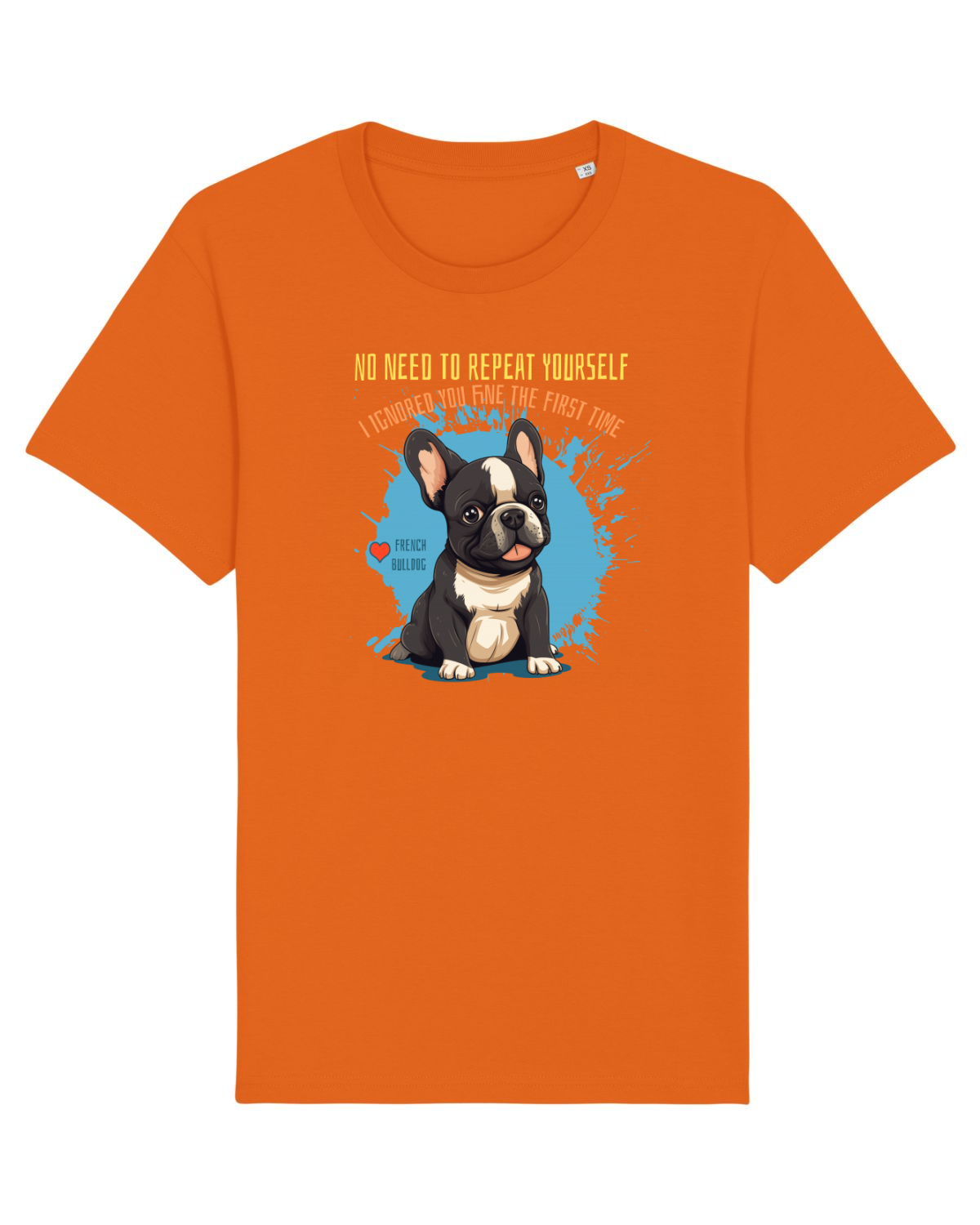 Tricou mânecă scurtă Unisex Rocker Bright Orange