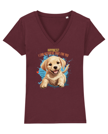 I CAN RETRIEVE HAPPINESS - Labrador Retriever Burgundy