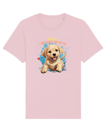 I CAN RETRIEVE HAPPINESS - Labrador Retriever Cotton Pink