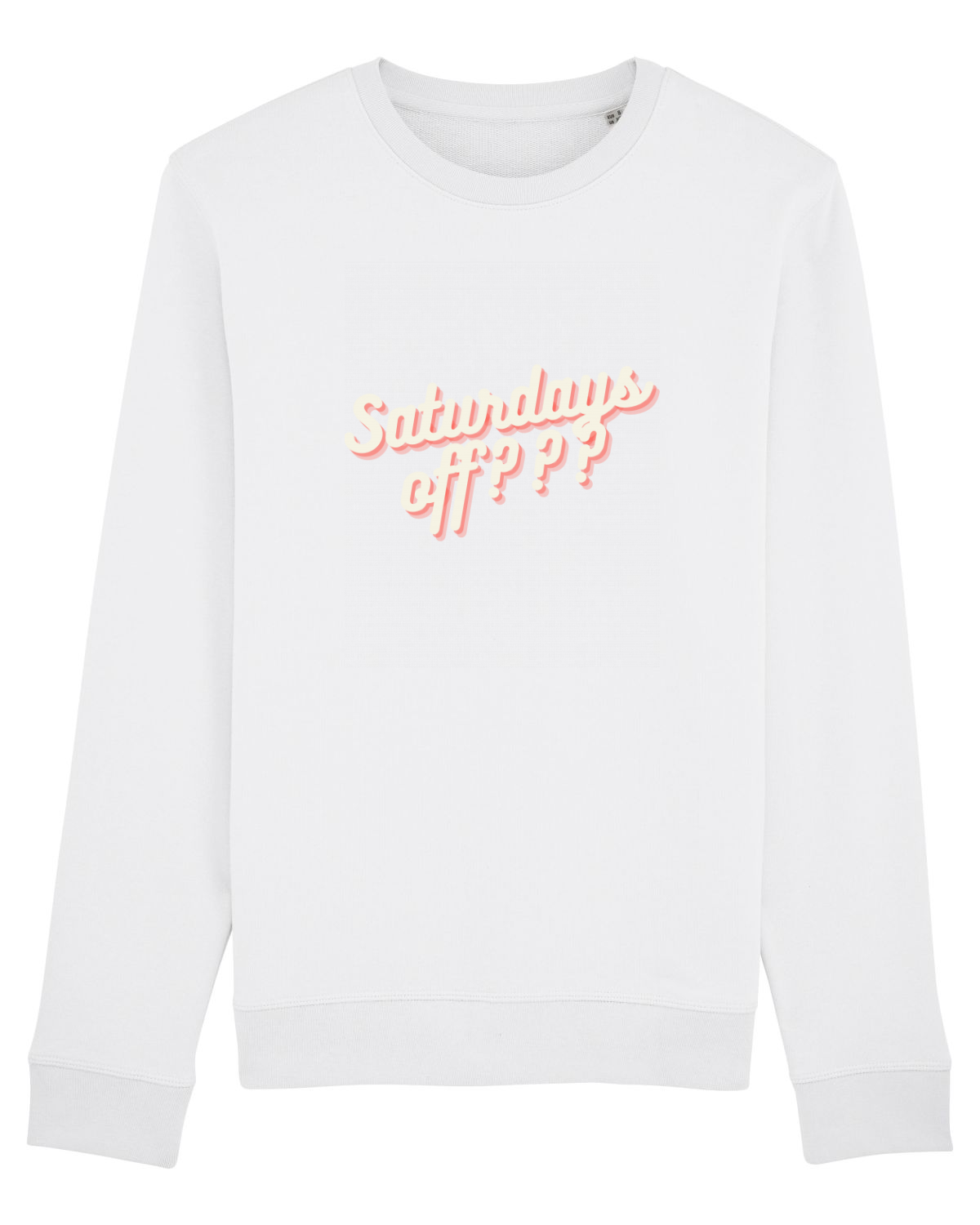 Bluză mânecă lungă Unisex Rise White