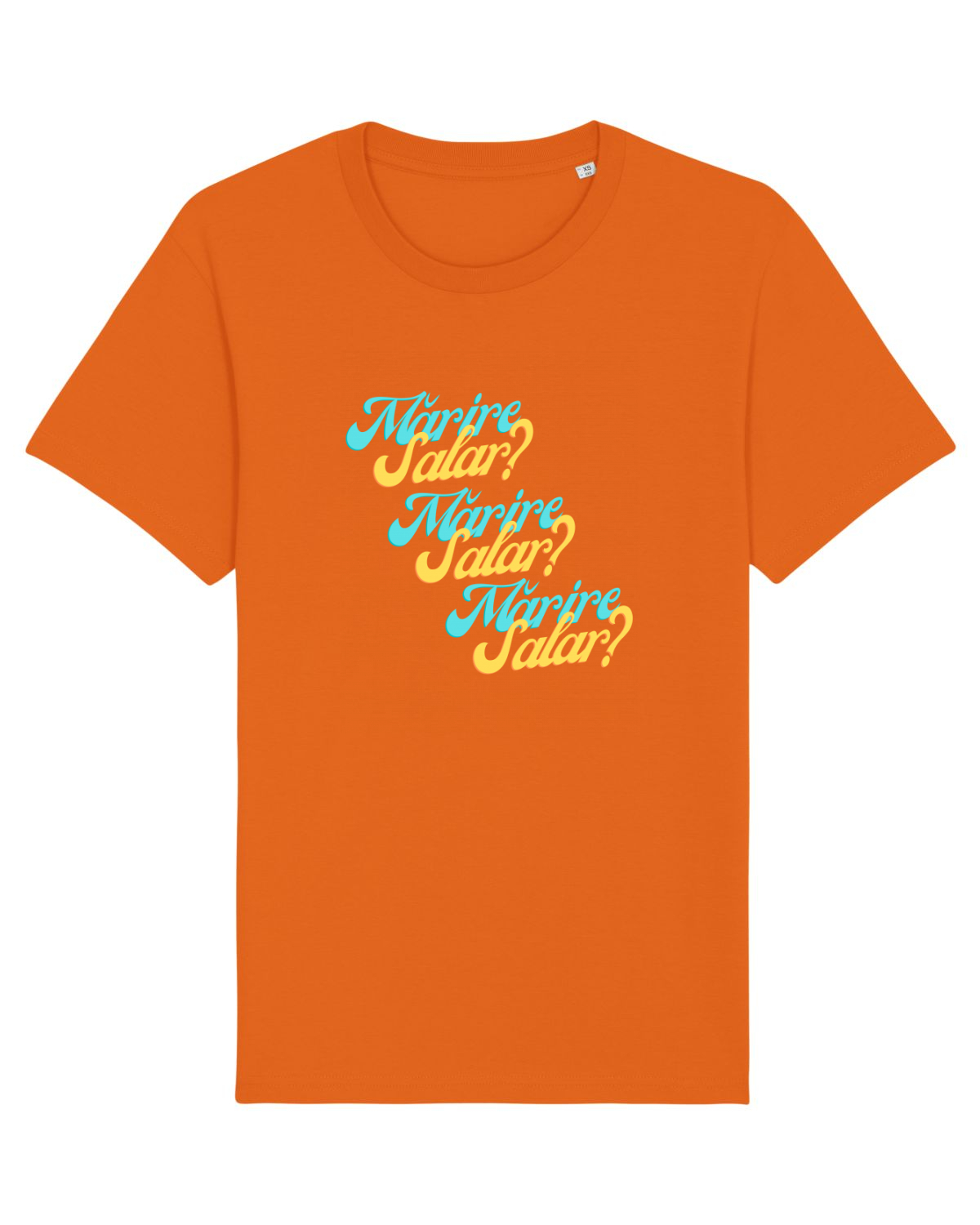 Tricou mânecă scurtă Unisex Rocker Bright Orange