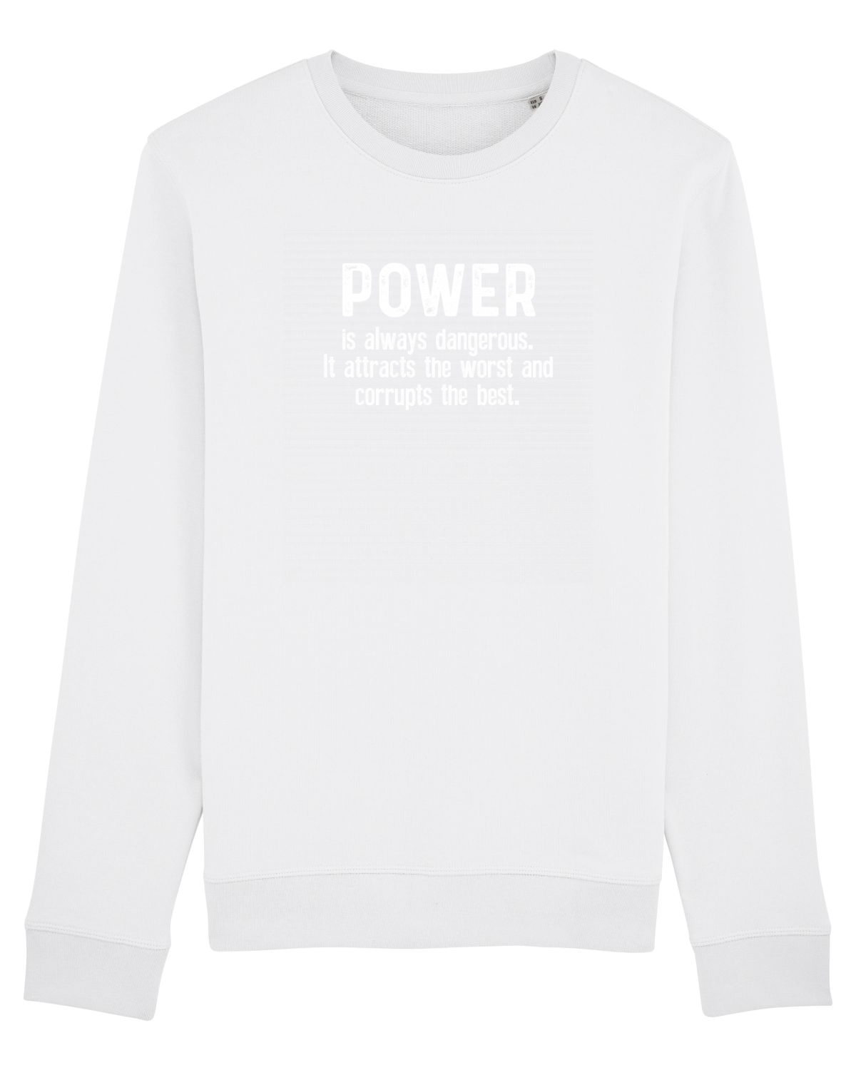 Bluză mânecă lungă Unisex Rise White