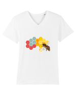 Honey Bee Tricou mânecă scurtă guler V Bărbat Presenter