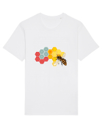 Honey Bee Tricou mânecă scurtă Unisex Rocker