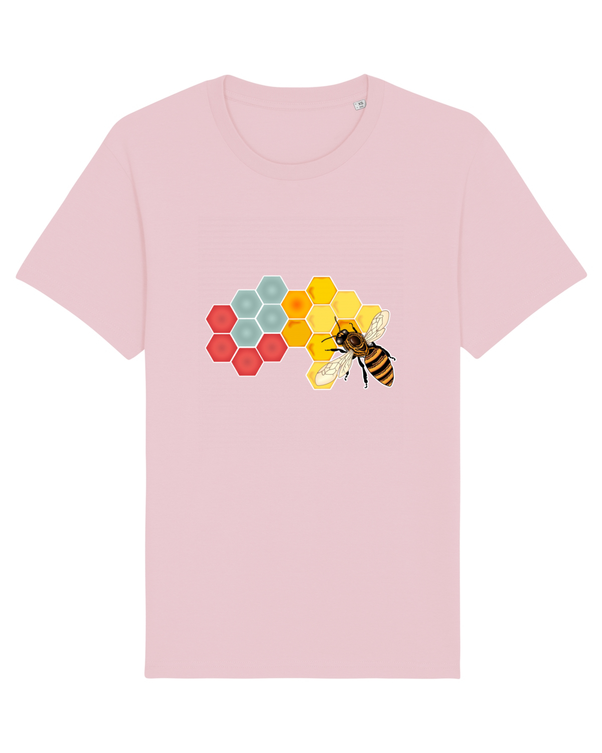 Tricou mânecă scurtă Unisex Rocker Cotton Pink