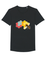 Honey Bee Tricou mânecă scurtă guler larg Bărbat Skater