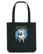 FIRST WE STEAL YOUR HEART, THEN YOUR BED & SOFA - Bull Terrier Sacoșă textilă