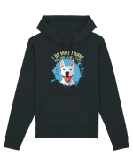 I DO WHAT I WANT & I DON`T GIVE A FLUFF - Bull Terrier Hanorac Unisex Drummer