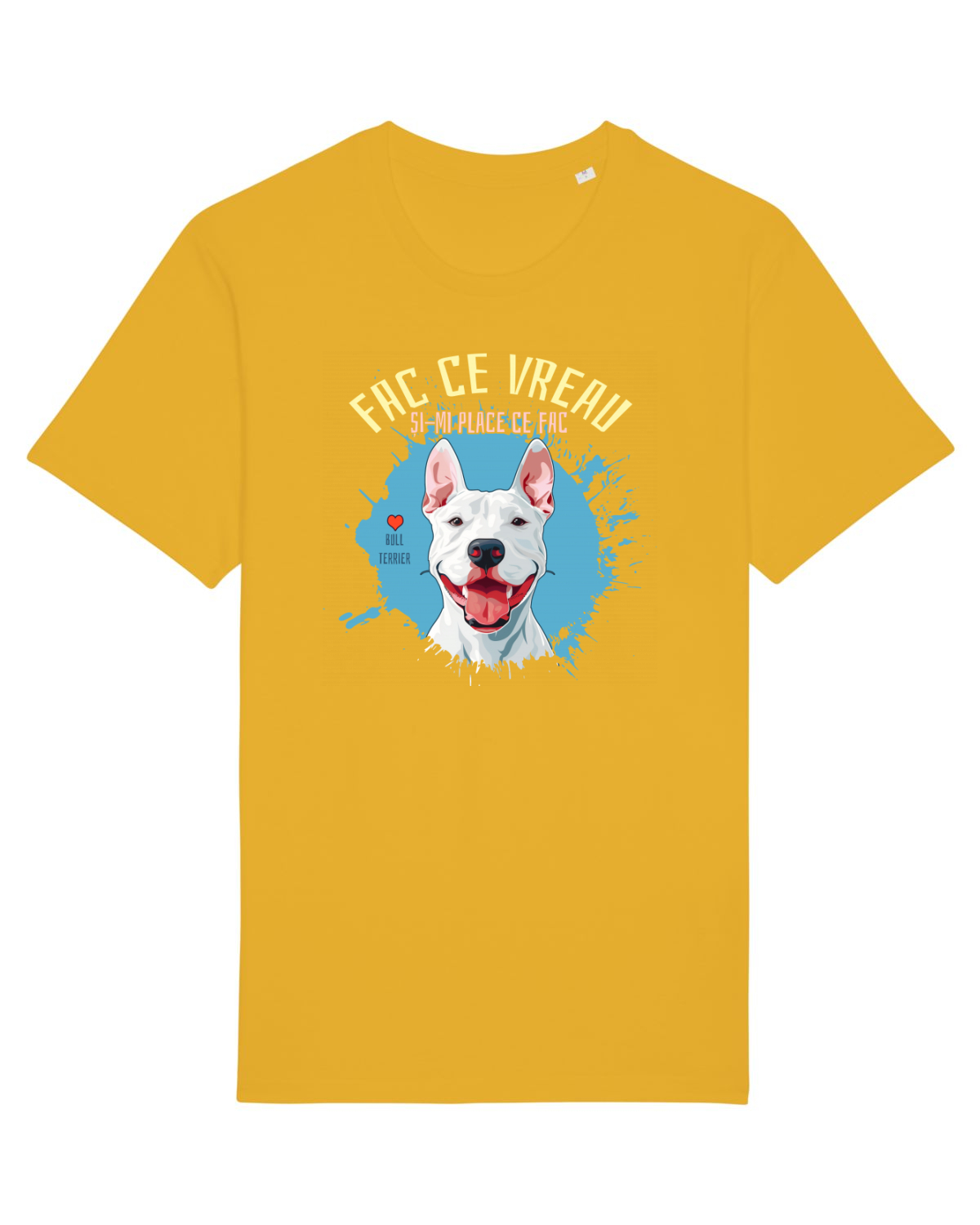 Tricou mânecă scurtă Unisex Rocker Spectra Yellow