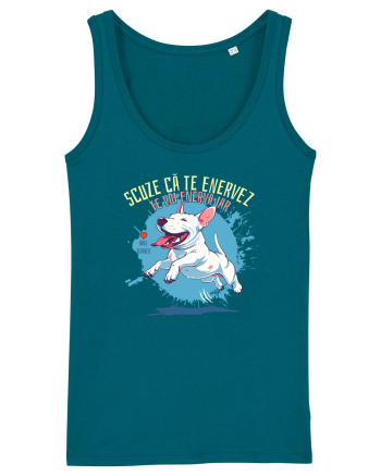 SCUZE CA TE ENERVEZ, TE VOI ENERVA IAR - Bull Terrier Ocean Depth