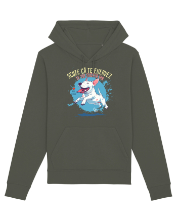 SCUZE CA TE ENERVEZ, TE VOI ENERVA IAR - Bull Terrier Khaki
