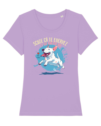 SCUZE CA TE ENERVEZ, TE VOI ENERVA IAR - Bull Terrier Lavender Dawn