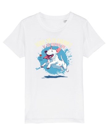SCUZE CA TE ENERVEZ, TE VOI ENERVA IAR - Bull Terrier White