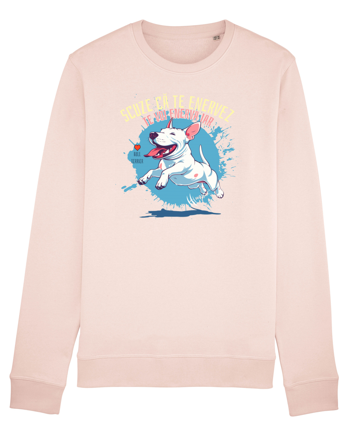 Bluză mânecă lungă Unisex Rise Candy Pink