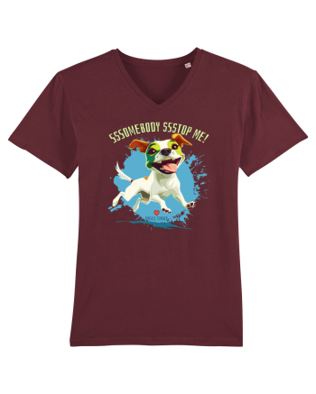 SOMEBODY STOP ME ! - Russell Terrier Burgundy