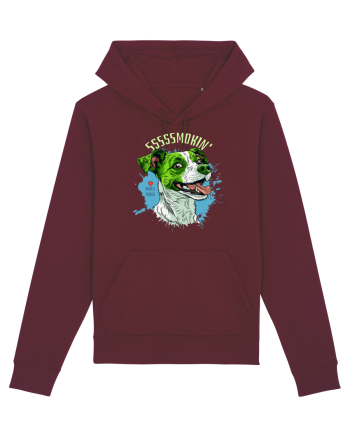 SMOKIN` ! - Russell Terrier Burgundy