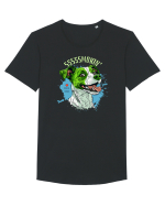 SMOKIN` ! - Russell Terrier Tricou mânecă scurtă guler larg Bărbat Skater