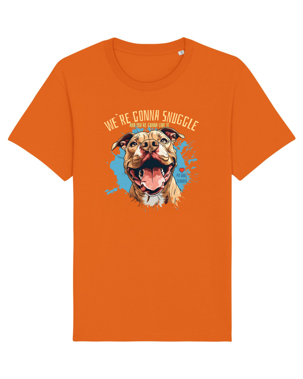 Tricou mânecă scurtă Unisex Rocker Bright Orange