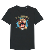 WE`RE GONNA SNUGGLE & U`RE GONNA LIKE IT - Pitbull Tricou mânecă scurtă guler larg Bărbat Skater
