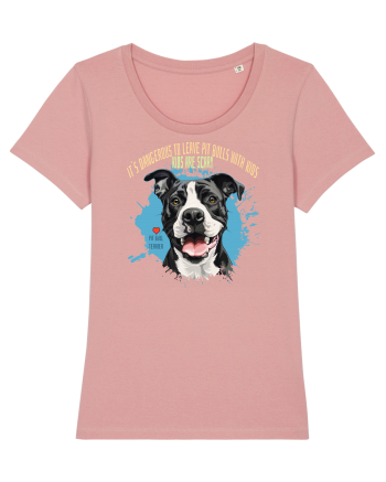 DANGEROUS TO LEAVE PITTBULLS WITH KIDS, KIDS  ARE SCARY - Pitbull Canyon Pink