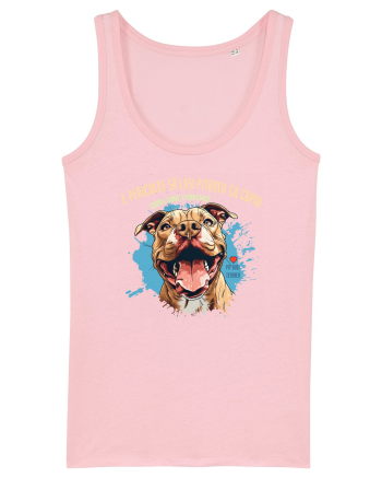 PERICULOS SA LASI PITBULII CU COPIII, COPIII SUNT GROAZNICI - Pitbull Cotton Pink