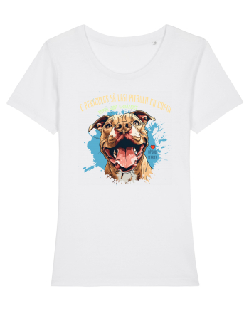 PERICULOS SA LASI PITBULII CU COPIII, COPIII SUNT GROAZNICI - Pitbull White
