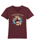 PERICULOS SA LASI PITBULII CU COPIII, COPIII SUNT GROAZNICI - Pitbull Tricou mânecă scurtă guler V Bărbat Presenter