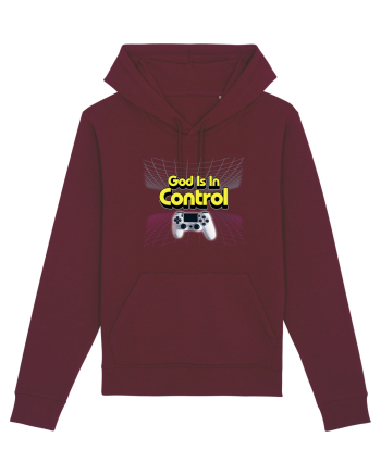 God is in Control Burgundy