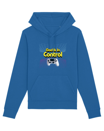 God is in Control Royal Blue