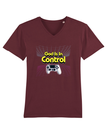 God is in Control Burgundy