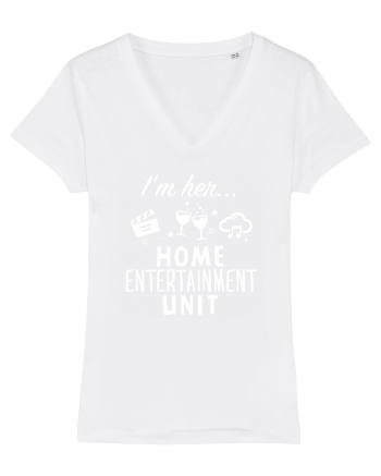 Home entertainment unit White