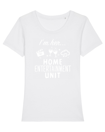 Home entertainment unit White