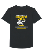 Joke under construction Tricou mânecă scurtă guler larg Bărbat Skater