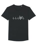 Love Music  Tricou mânecă scurtă guler larg Bărbat Skater