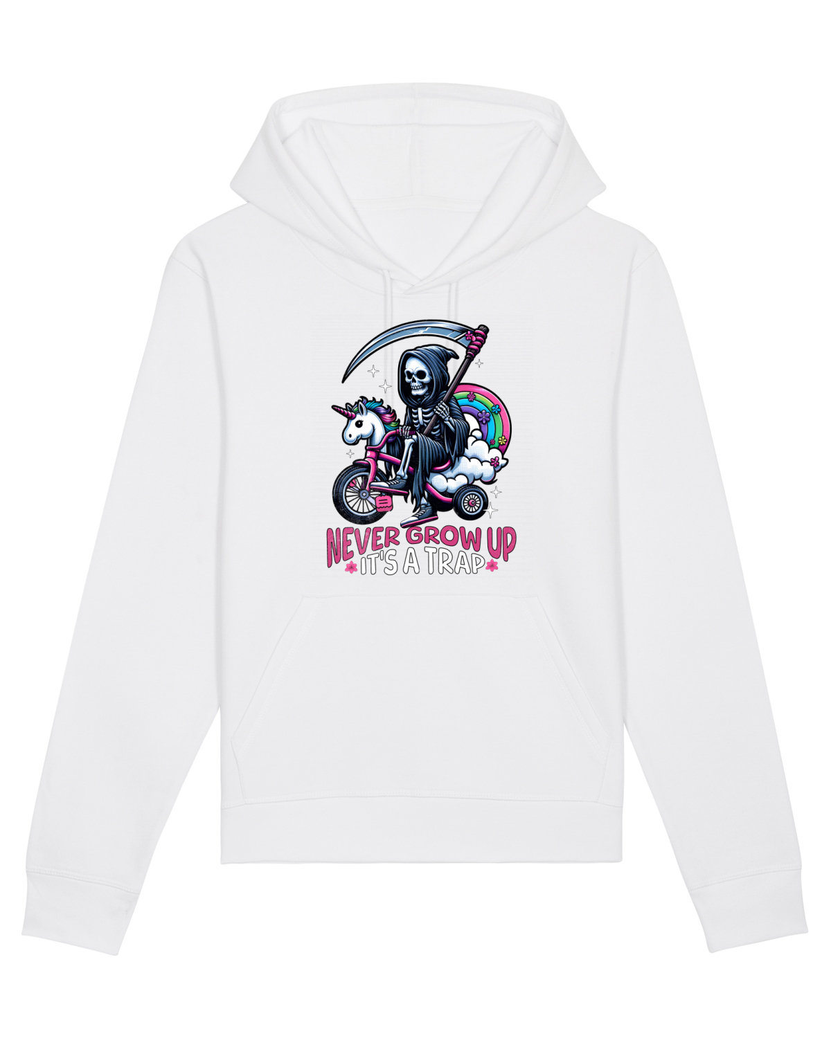 Hanorac Unisex Drummer White
