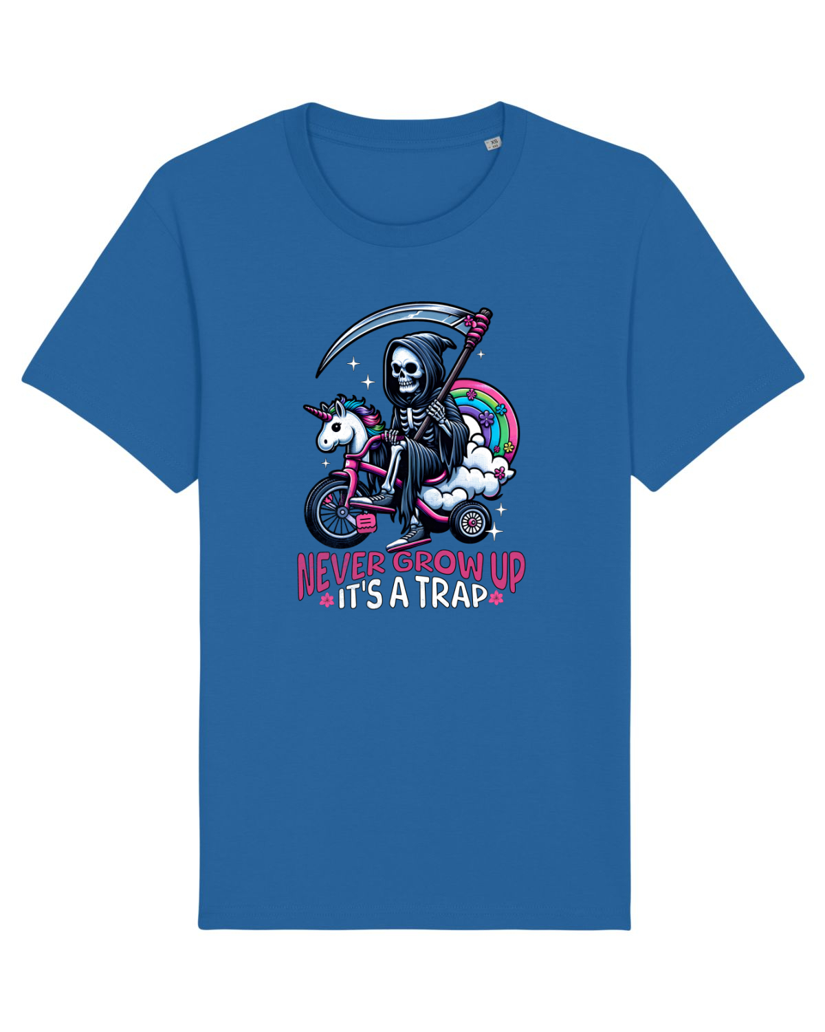 Tricou mânecă scurtă Unisex Rocker Royal Blue