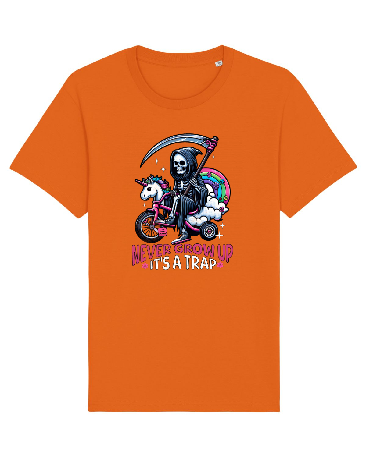 Tricou mânecă scurtă Unisex Rocker Bright Orange