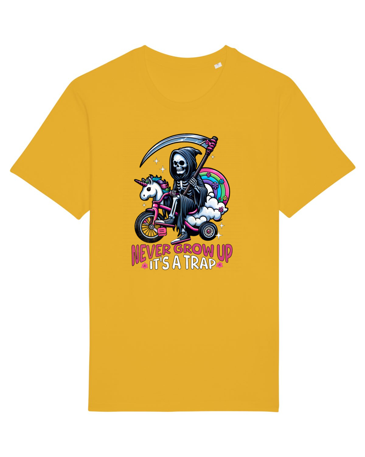 Tricou mânecă scurtă Unisex Rocker Spectra Yellow