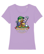 Umor golfistic: Rață 'Quack'n Swing Tricou mânecă scurtă guler larg fitted Damă Expresser