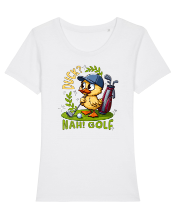Rață Amuzantă la Golf White