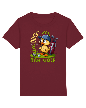 Rață Amuzantă la Golf Burgundy