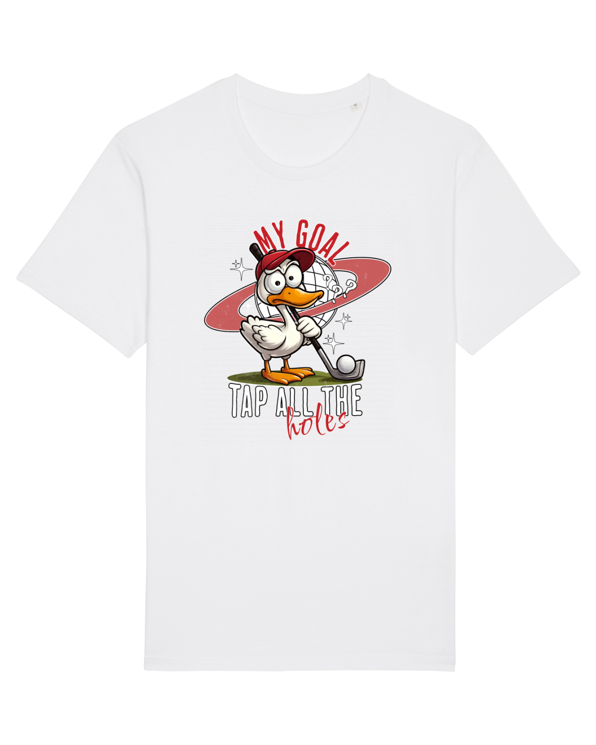 Tricou mânecă scurtă Unisex Rocker White