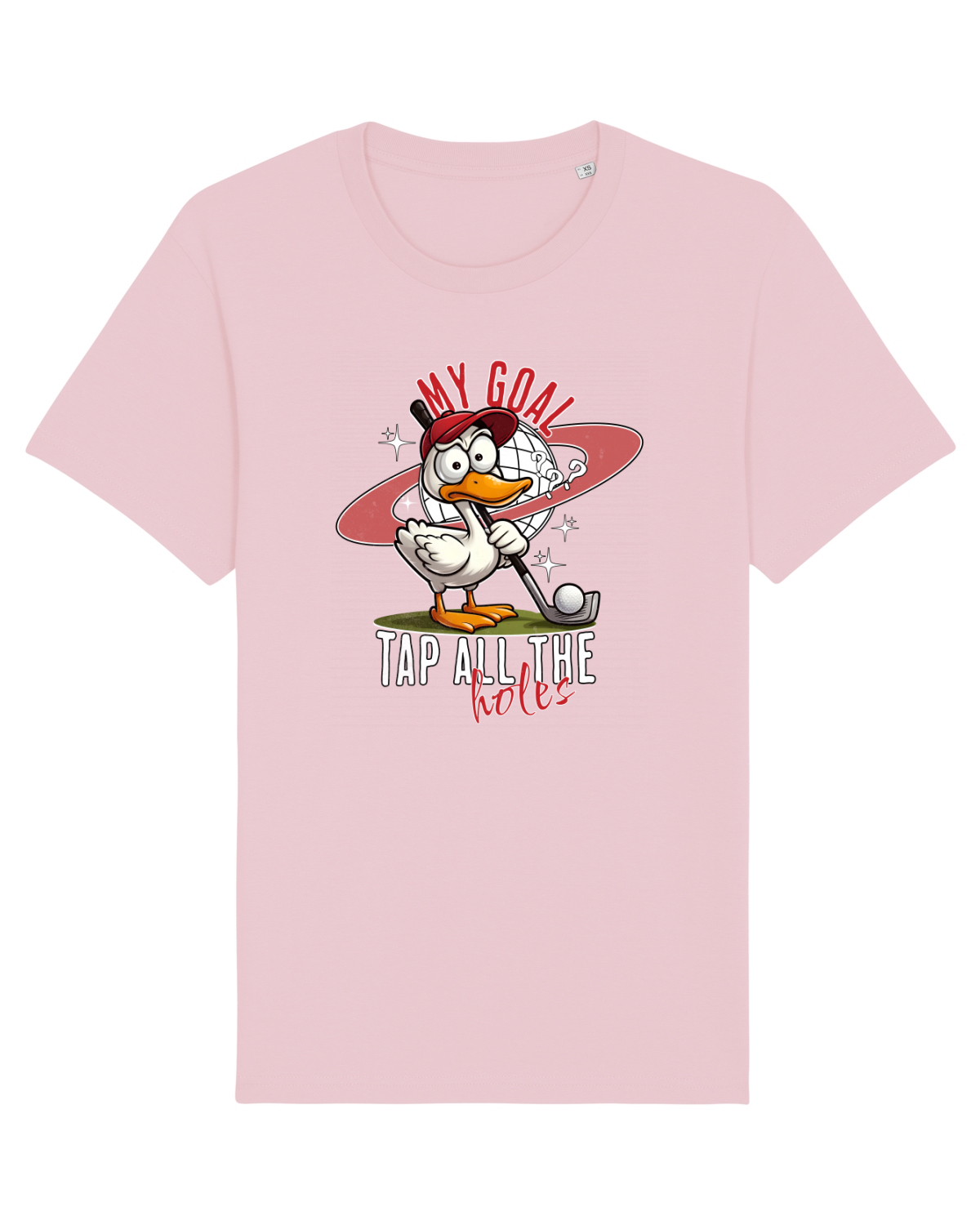 Tricou mânecă scurtă Unisex Rocker Cotton Pink