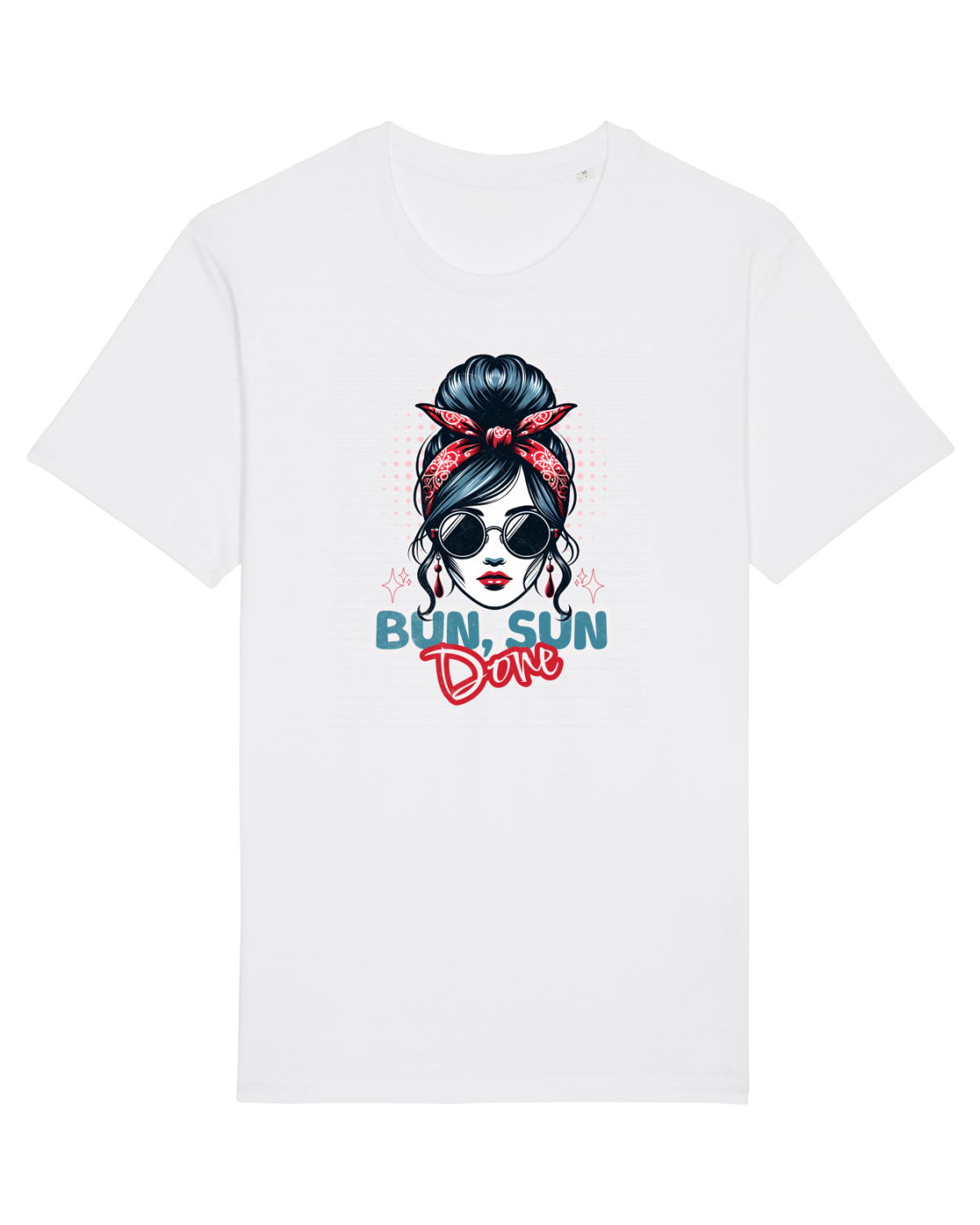 Tricou mânecă scurtă Unisex Rocker White