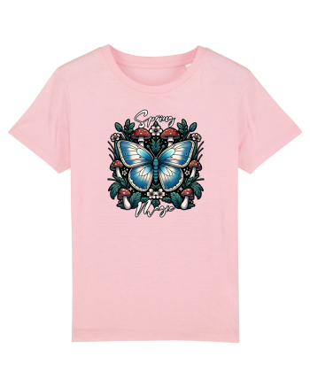 Primăvară: Fluturi, Ciuperci și Magie Cotton Pink