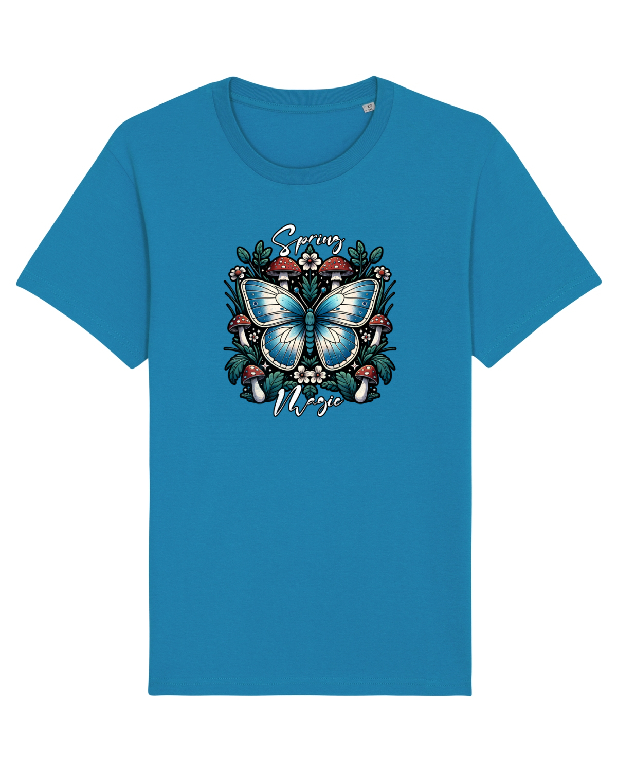 Tricou mânecă scurtă Unisex Rocker Azur